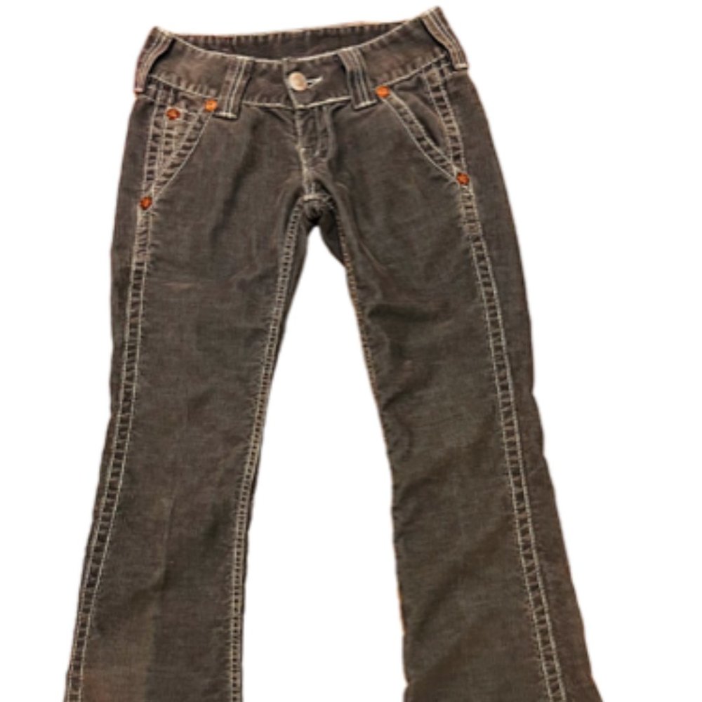 TRUE RELIGION "Sammy Big T" Corduroy Jeans - Picture 6 of 8